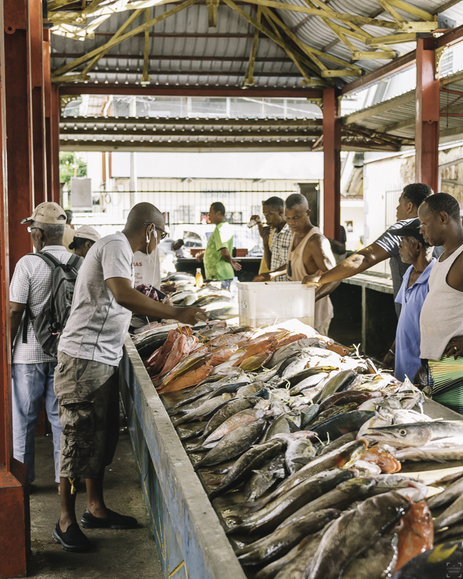 Mahe, Seychellerna, marknad